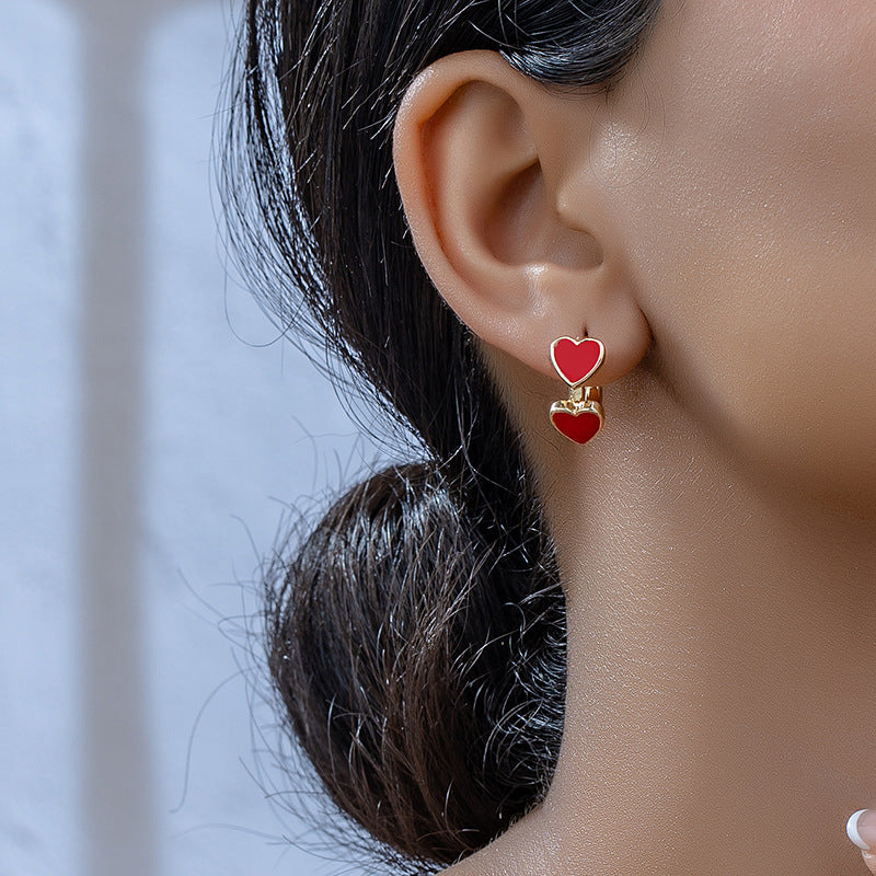 Red Vintage Elegant Earrings